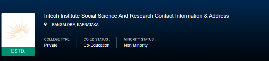 Intech Institute of Social Science and Research