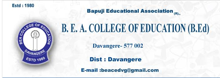 BEA COLLEGE OF EDUCATION, DAVANGERE logo