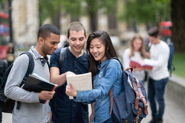 Students studying abroad